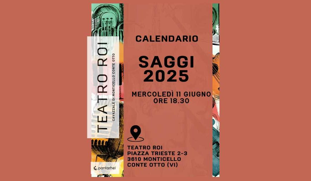 Programma Saggio Mercoledì 11 giugno ore 18.30