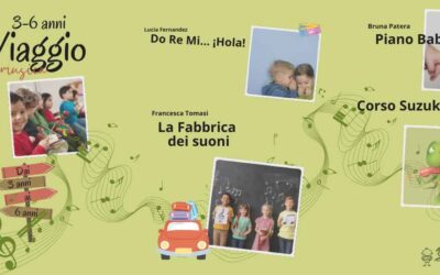 Musica per bambini dai 3 ai 6 anni: in Viaggio con la musica