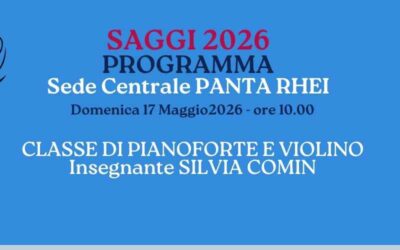 Programma Saggio 17 maggio ore 10.00