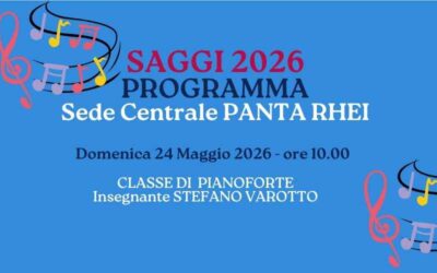 Programma Saggio 24 maggio ore 10.00