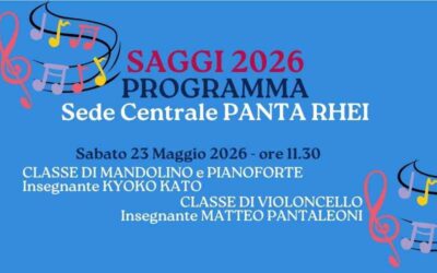 Programma saggio 23 maggio, ore 11.30