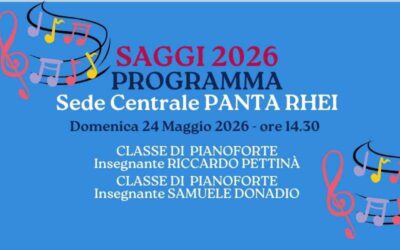 Programma Saggio 24 maggio ore 14.30