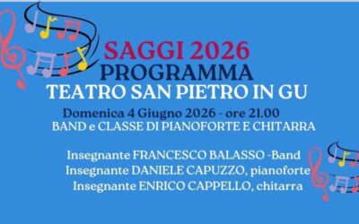 Programma Saggio 4 giugno ore 21.00