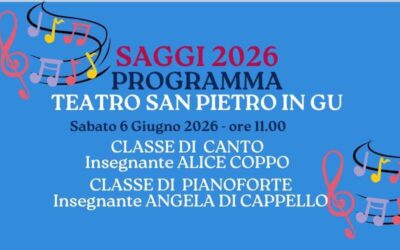 Programma Saggio 6 giugno ore 11.00