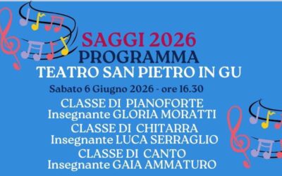 Programma Saggio 6 giugno ore 16.30